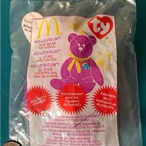 Ty Purple Stuffed Animal Plush Toy